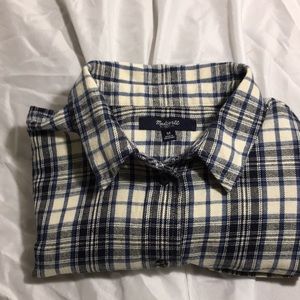 Madewell - Flannel in Blues and Grays. Size: M